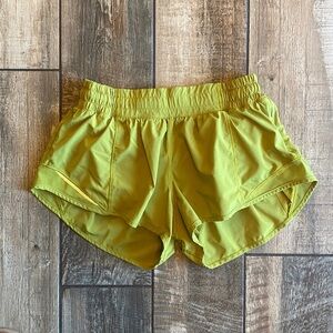 Lululemon Athletica Light Olive Athletic Shorts